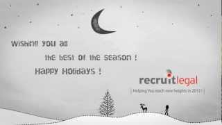 RecruitLegal Happy Holidays Ecard
