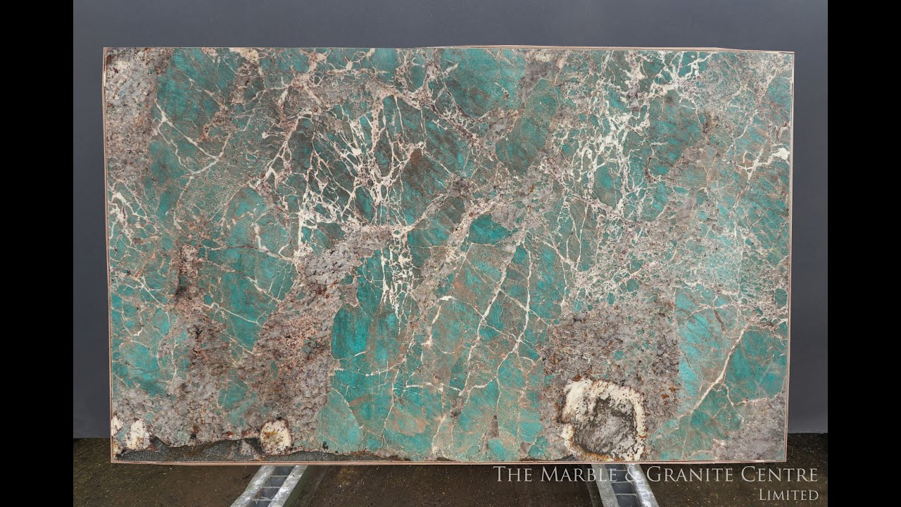 Tiffany Blue Amazonite Polished 20mm, Block no. 35986 - YouTube