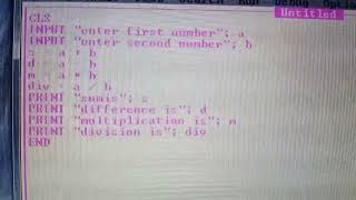 Qbasic video day 2