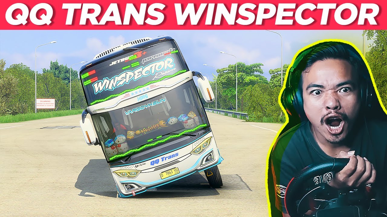 JETBUS 3 QQ TRANS WINSPECTOR TELOLET BASURI VIRAL - Euro Truck Simulator 2
