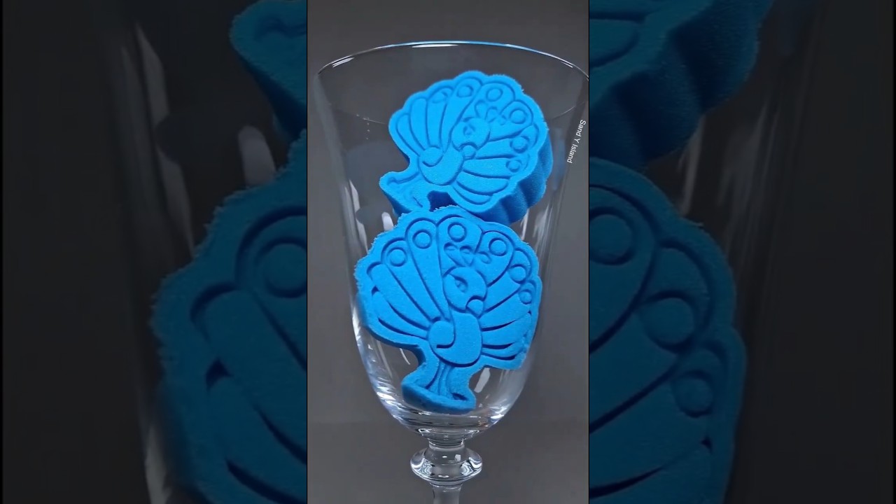 Very Satisfying and Relaxing, Kinetic Sand ASMR, Drop and Squish