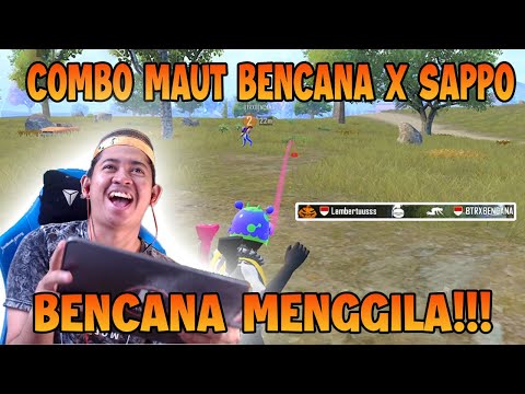 COMBO MAUT BENCANA X SAPPO BENCANA MENGGILA PAKK!!!! | PUBG Mobile