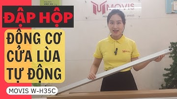 [ĐẬP HỘP] Bộ Motor cửa sổ trượt tự động Movis W-H35C