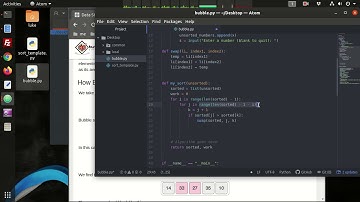 Simple Sorting Algorithms Part 2 - Bubble Sort