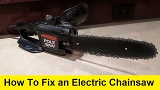 Fix an Electric Chainsaw Dripping Oil : 4 Steps - Instructables