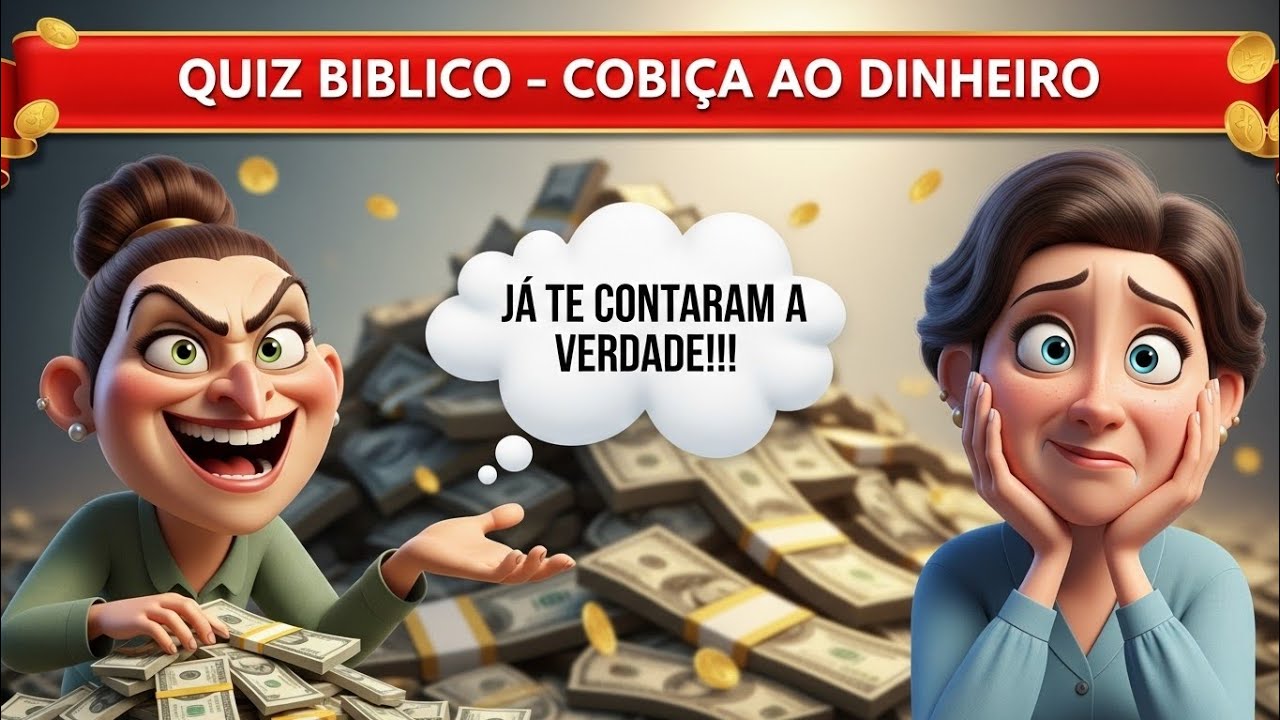 QUIZ BÍBLICO: DINHEIRO, COBIÇA E JUÍZO | 25 VERDADES QUE A BÍBLIA REVELA