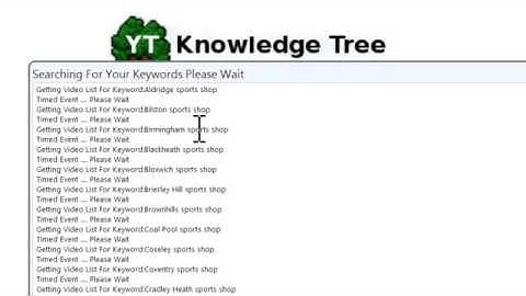 YT Knowledge Tree Live Demo