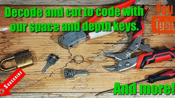 Decode and cut to code with our space and depth keys (537)