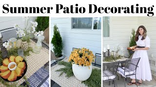 Summer Decorating Ideas / Creating an Outdoor Entertaining Area / Shop &amp; Decorate With Me 2023