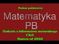 Zadanie 10 informator o egzaminie maturalnym z matematyki poziom podstawowy  logarytm  potgi