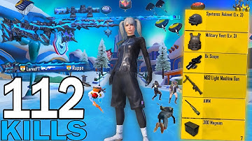 112 KILLS!😍 NEW BEST LOOT GAMEPLAY with BEST COMBİNE 🔥 SAMSUNG,A7,A8,J2,J3,J4,J5,J6,J7,XS,A3,A4,A5,