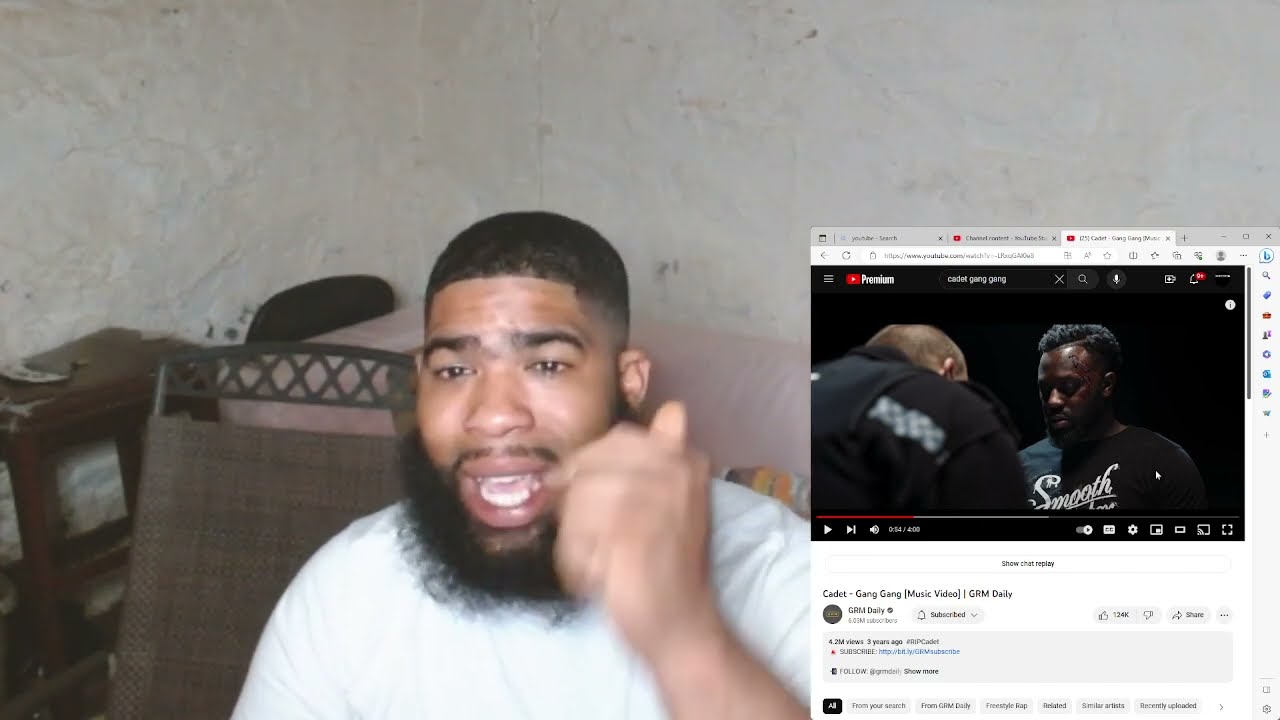 Cadet - Gang Gang [Music Video] | GRM Daily|Reaction