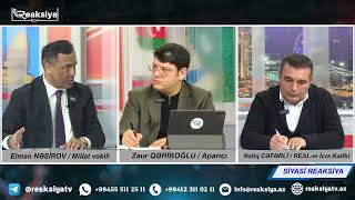 Elman Nəsirovla Natiq Cəfərli arasında GƏRGİN DEBAT