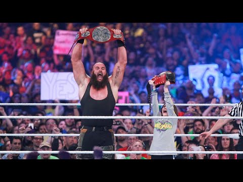 Braun Strowman & Nicholas win the Raw Tag Team Championship: WrestleMania 34