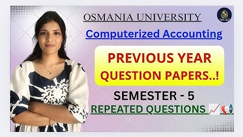 GECOMPUTERISEERDE BOEKHOUDING || TELLER || EXAMEN VAN VORIG JAAR || SEM-5 || OU || @shivanipallela
