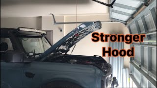 2021-23 Bronco Hood Struts Install
