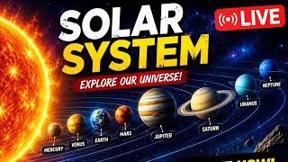 🚀 Solar System LIVE 🌍 | Real-Time Space Exploration & Planet Tour🌞