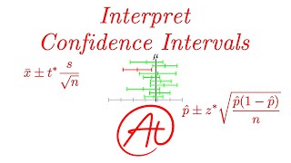 Interpreting Confidence Intervals EXPLAINED in 3 Minutes with Examples