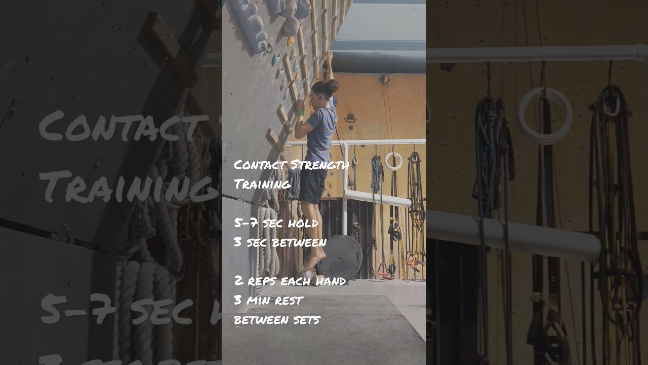 Contact Grip Strength Training climbing bouldering training YouTube