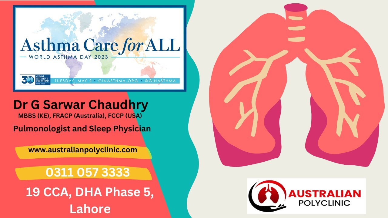 Asthma Care for ALL, World Asthma Day 2023, Asthma care explained in Urdu, Australian Polyclinic