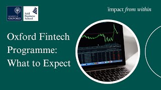 Oxford #fintech programme: What to Expect #oxforduniversity  #onlinestudy #financialtechnology
