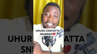 Uhuru Kenyatta Snubbed by MATIANGI @davidwafulake @LeeMakwiny #citizentv #politics