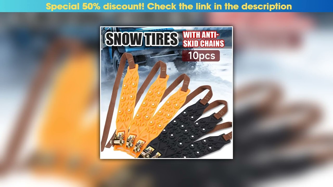 Get Car Tire Anti-skid Chain Outdoor Snow Emergency Car Snow Universal Anti-skid Ice Breaking Anti-