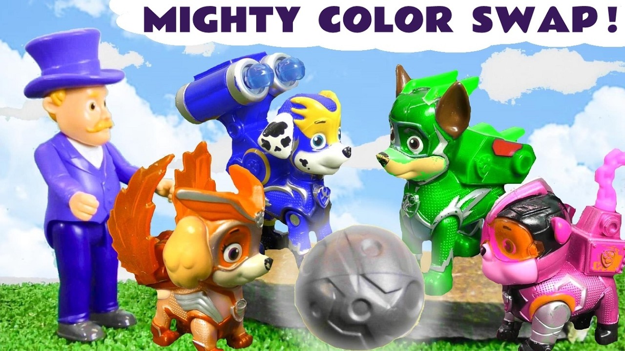 The Mighty Pups have their Colors Swapped in this fun story