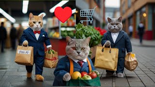 The cat is shopping ♥ #cat #funny #catlover #cataingan