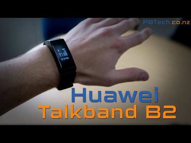 Huawei Talkband B2 - PB Tech Expert Review (B2 Black) - YouTube