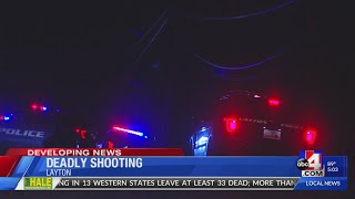 One person killed in a suspected drive-by shooting in Layton