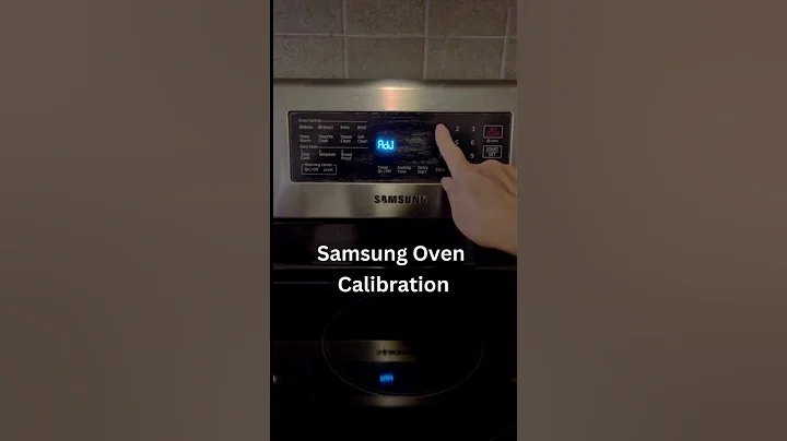 How to Calibrate Samsung Oven #Short