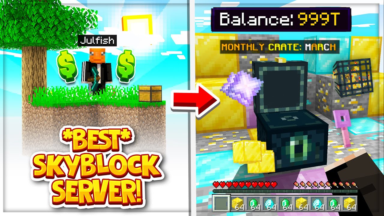 BRAND NEW MINECRAFT SKYBLOCK SERVER SERIES! 🌟 *HUGE GIVEAWAY!* | Minecraft Skyblock | PvPWars EP 1