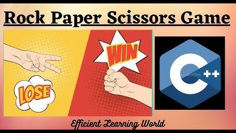 Rock Paper Scissor Game in C++ | C++ Game Project