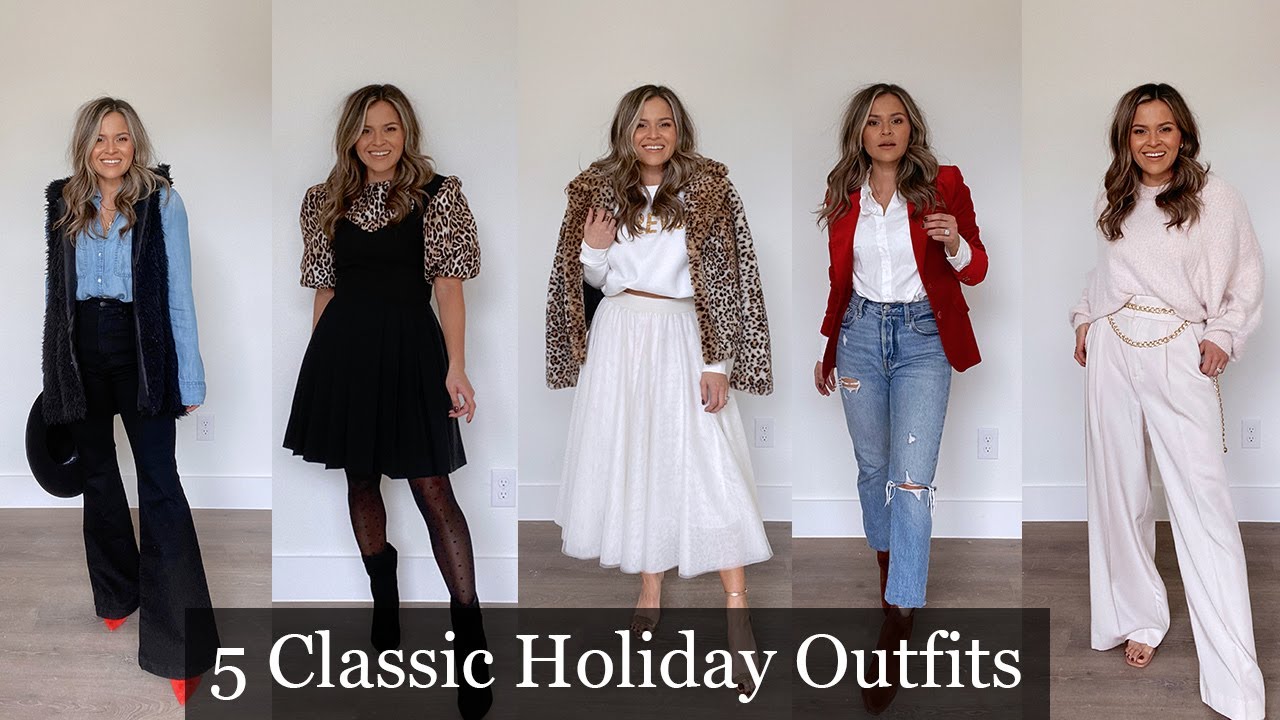 5 Classic Holiday Outfits with items you already own