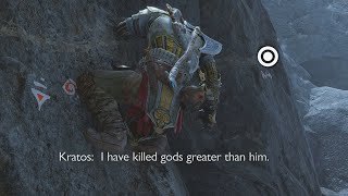 Kratos Tells To Mimir How Heimdall Is Weaker Than Other Gods He Killed - God Of War: Ragnarök