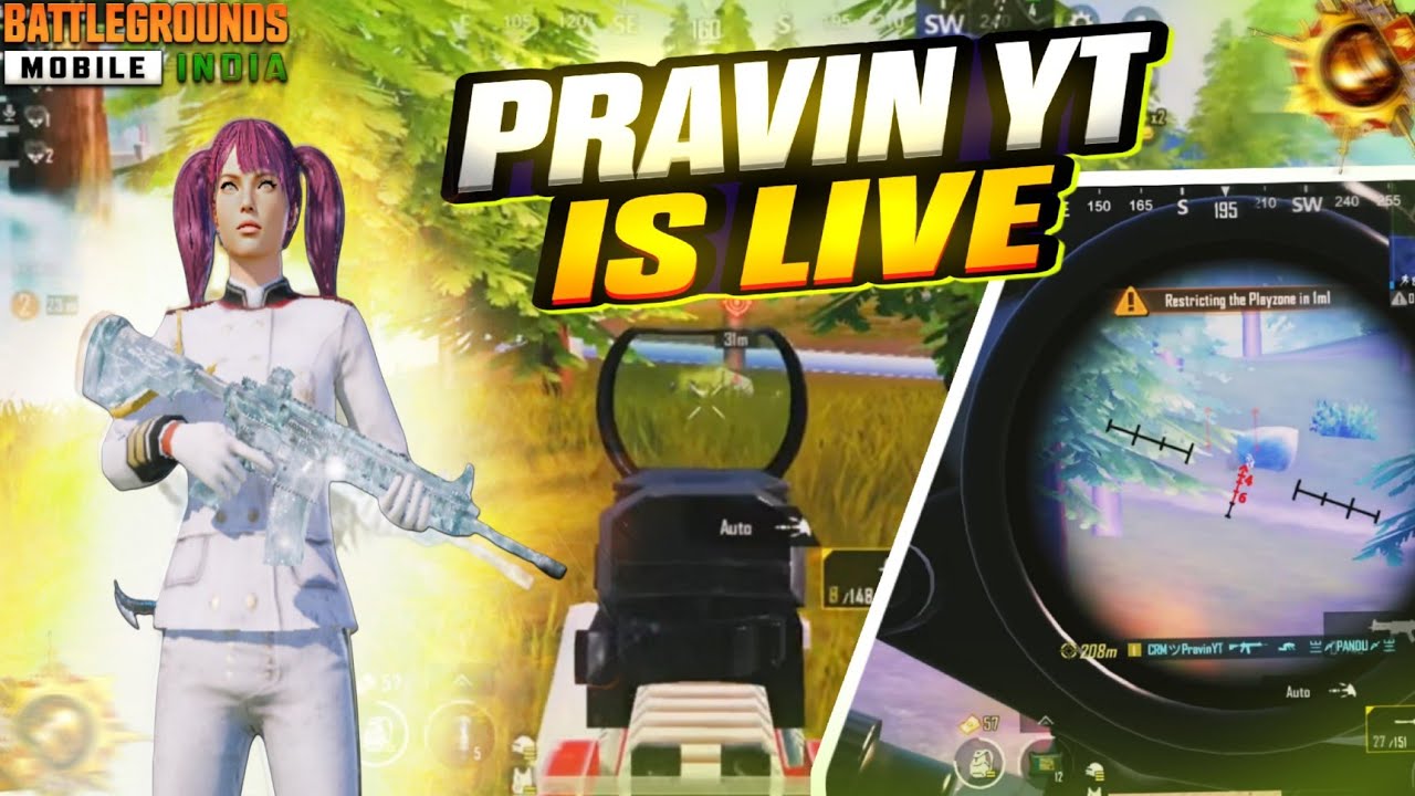 BGMI 4.2 Update Rank push #bgmi #pubg #pravinyt