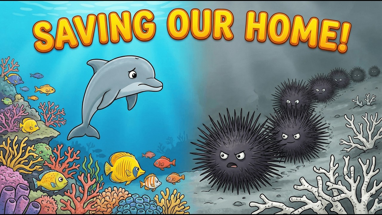 Finn's Big Rescue Mission: Saving the Rainbow Coral! 🐠✨