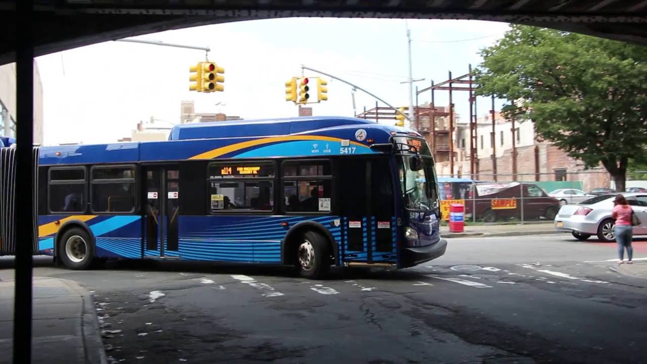 2016 New Flyer XD60 5417 on the Q114 Limited at Archer Avenue and