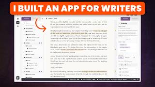 Cicero: full walkthrough of an offline novel writing app with worldbuilding screenshot 1