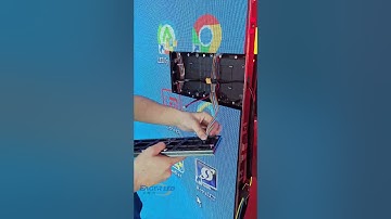 Installing LED modules is like a puzzle, do you like it?#eagerled #leddisplay #led #ledscreen