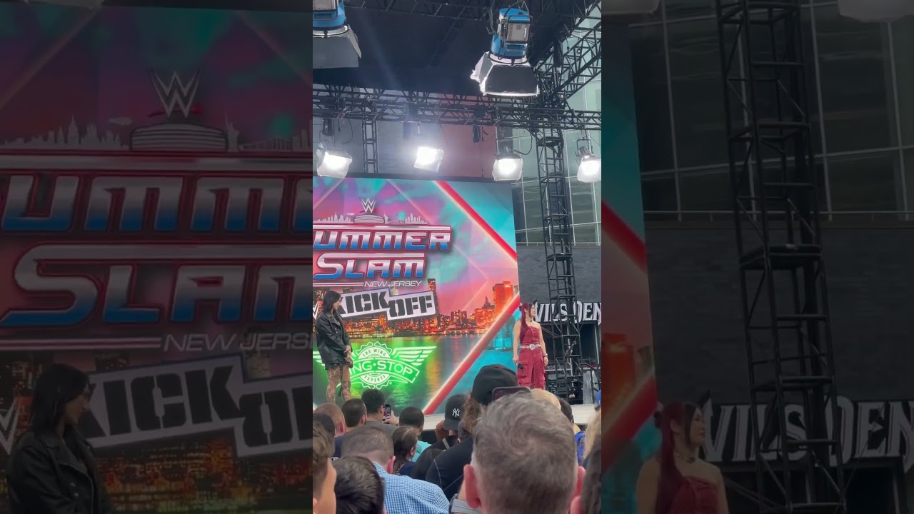 Summer Slam Kickoff event - Rhea Ripley and iso sky