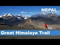 Great himalaya trek grande traverse du npal par la haute route des hauts cols