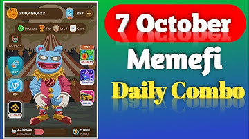 Memefi Daily Combo October 7 |Memefi Secret Code | Crypto Earn Support