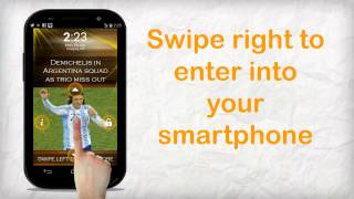 Soccer Lock Screen app - promo video screenshot 1
