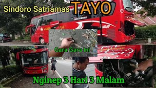 Hal Sepele Yang Membuat Bus SINDORO SATRIAMAS 'TAYO' Harus Nginep 3 Hari 3 Malam