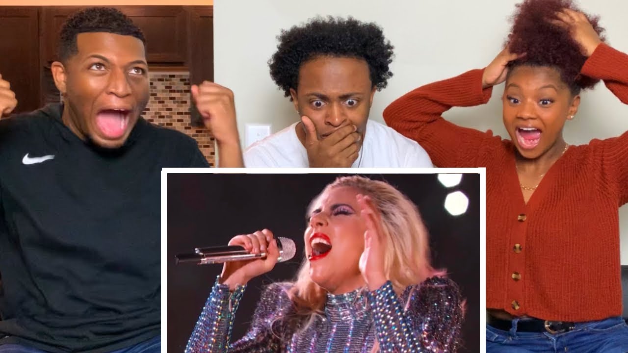 Lady Gaga Super Bowl Performance (DIDN'T KNOW SHE COULD SING LIKE THIS!!!😱)