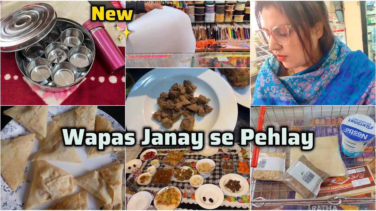 Wapas Janay se Pehlay Final Kaam || Len je Agaya New Masala Box✨ Thore Udaasi hai