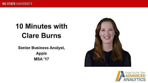Ten Minutes with Clare Burns '17
