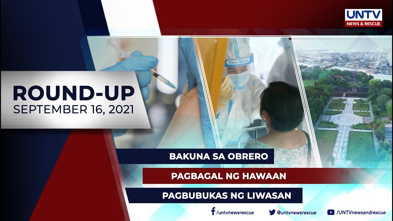 UNTV NEWS ROUNDUP: Mga balitang dapat mong malaman (September 16, 2021)